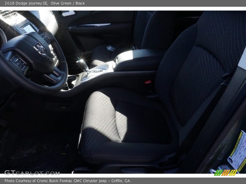 Olive Green / Black 2018 Dodge Journey SE