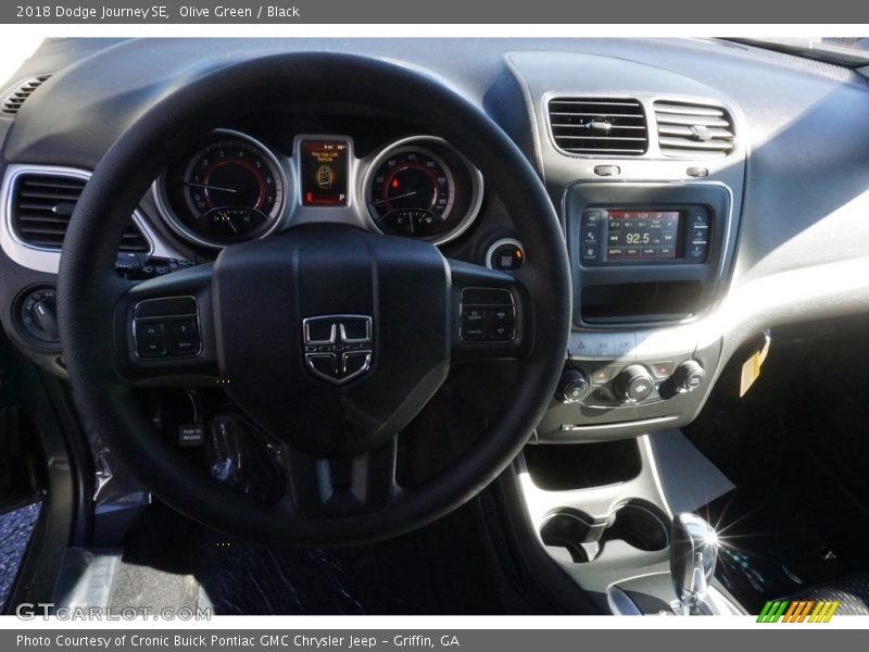 Olive Green / Black 2018 Dodge Journey SE