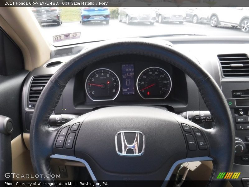 Opal Sage Metallic / Ivory 2011 Honda CR-V EX-L 4WD