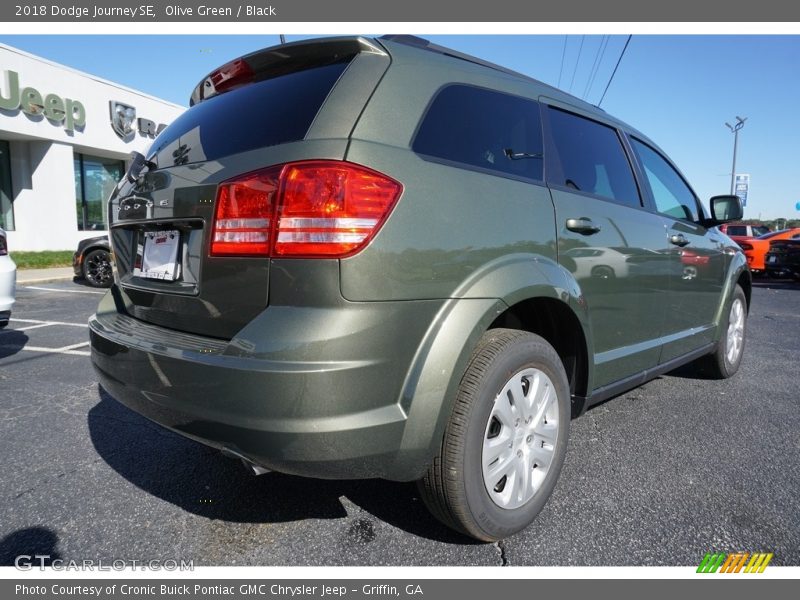 Olive Green / Black 2018 Dodge Journey SE