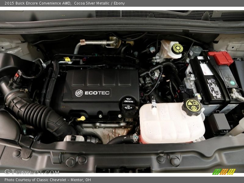 Cocoa Silver Metallic / Ebony 2015 Buick Encore Convenience AWD