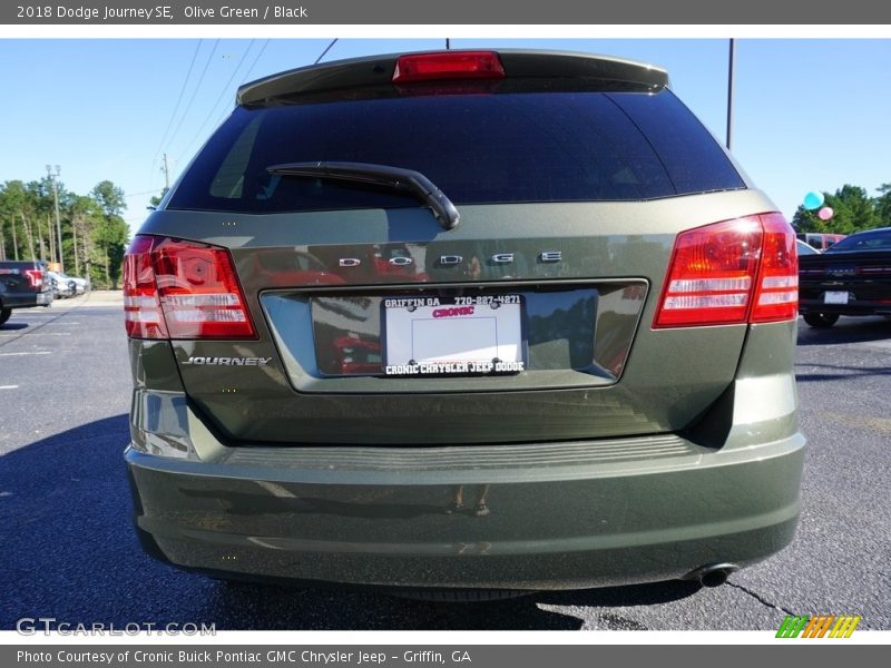 Olive Green / Black 2018 Dodge Journey SE