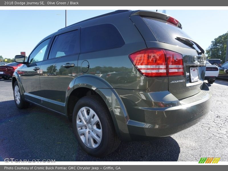 Olive Green / Black 2018 Dodge Journey SE