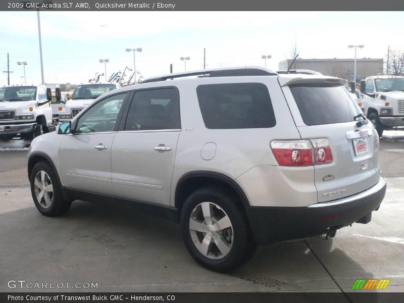 Quicksilver Metallic / Ebony 2009 GMC Acadia SLT AWD