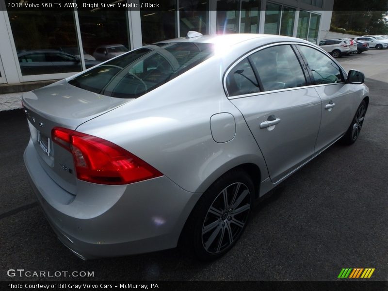 Bright Silver Metallic / Black 2018 Volvo S60 T5 AWD