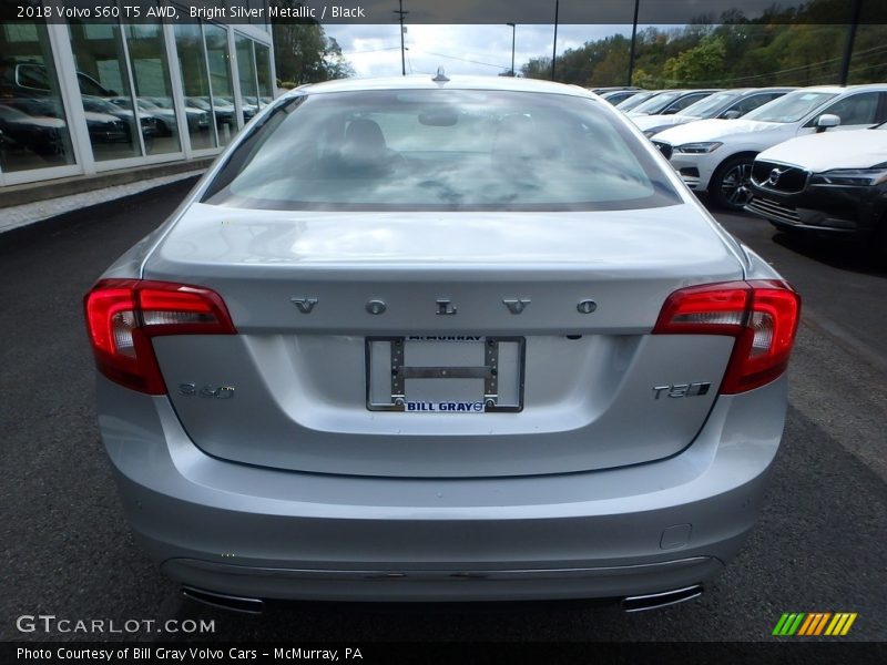 Bright Silver Metallic / Black 2018 Volvo S60 T5 AWD