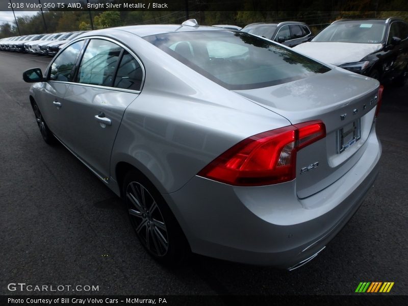 Bright Silver Metallic / Black 2018 Volvo S60 T5 AWD