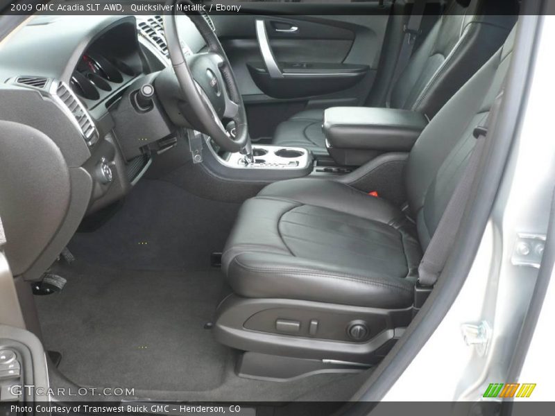 Quicksilver Metallic / Ebony 2009 GMC Acadia SLT AWD
