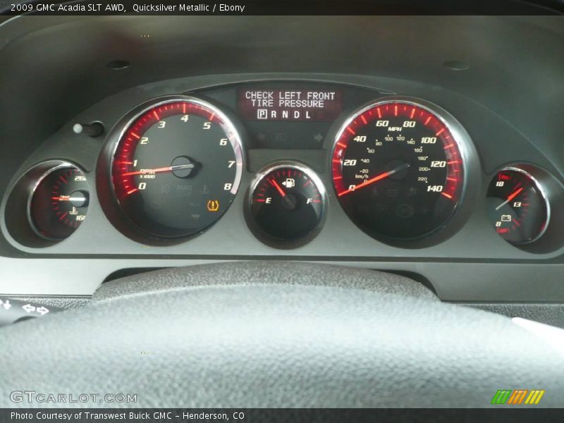 Quicksilver Metallic / Ebony 2009 GMC Acadia SLT AWD