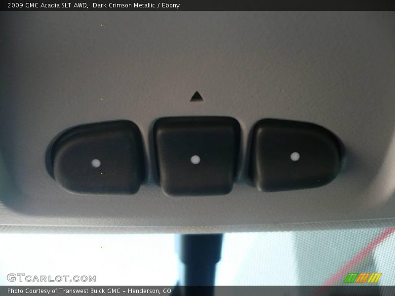 Dark Crimson Metallic / Ebony 2009 GMC Acadia SLT AWD