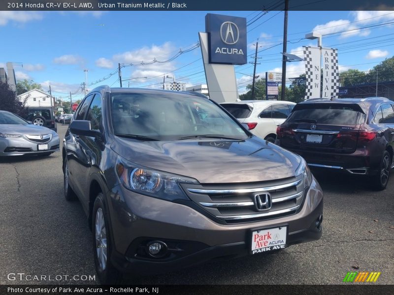 Urban Titanium Metallic / Black 2014 Honda CR-V EX-L AWD