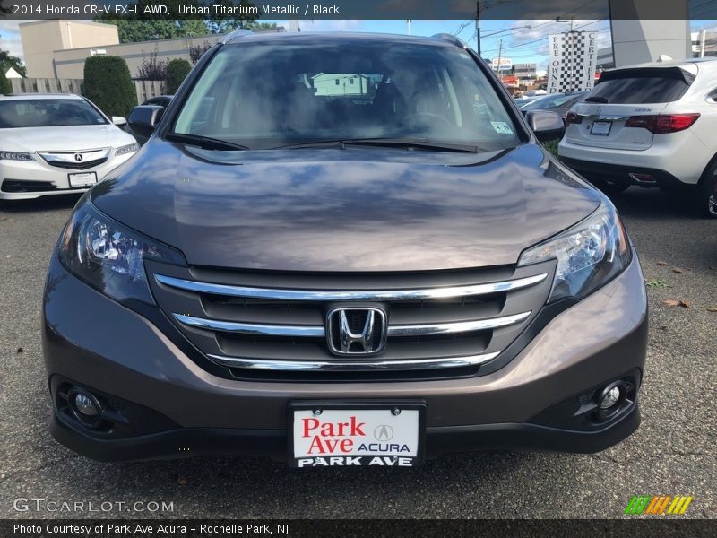 Urban Titanium Metallic / Black 2014 Honda CR-V EX-L AWD