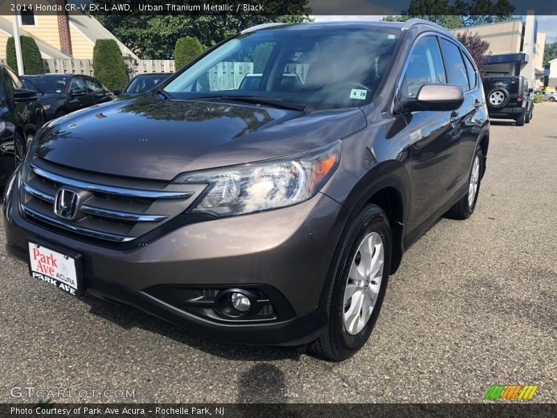 Urban Titanium Metallic / Black 2014 Honda CR-V EX-L AWD