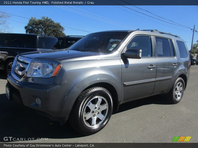 Polished Metal Metallic / Gray 2011 Honda Pilot Touring 4WD