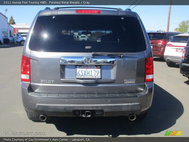 Polished Metal Metallic / Gray 2011 Honda Pilot Touring 4WD