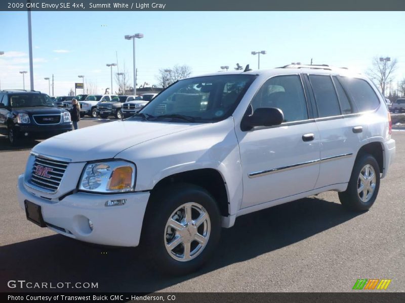 Summit White / Light Gray 2009 GMC Envoy SLE 4x4