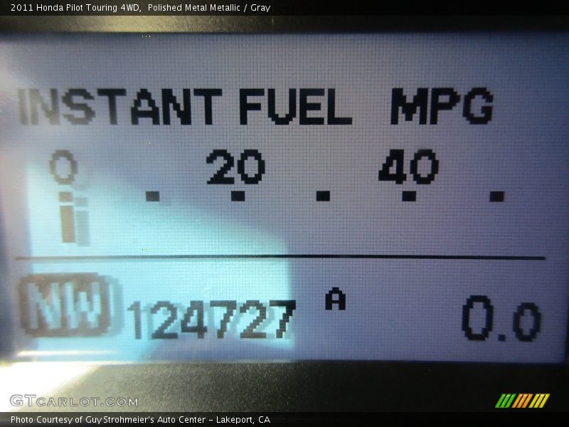 Polished Metal Metallic / Gray 2011 Honda Pilot Touring 4WD