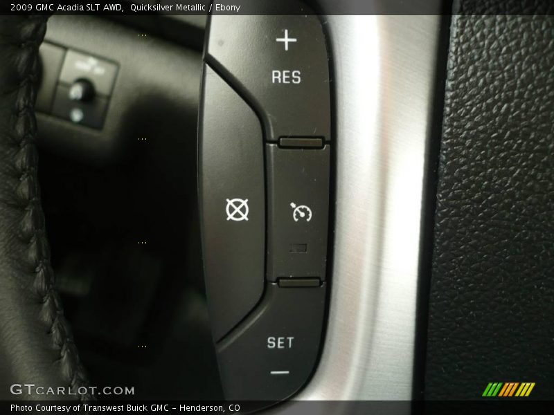Quicksilver Metallic / Ebony 2009 GMC Acadia SLT AWD