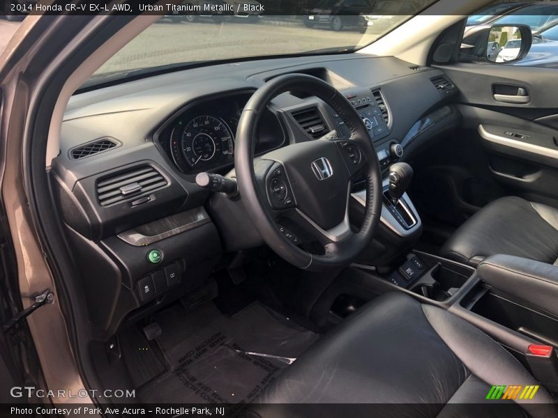 Urban Titanium Metallic / Black 2014 Honda CR-V EX-L AWD