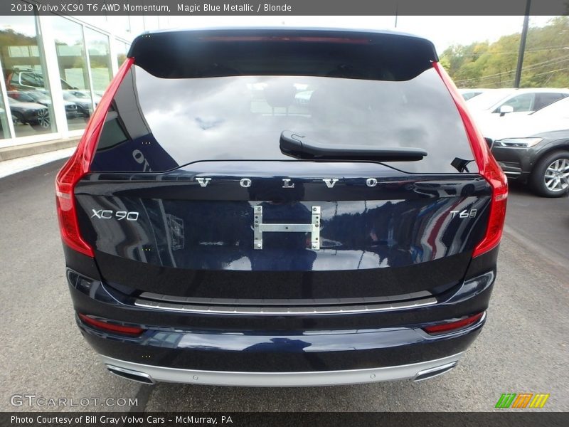 Magic Blue Metallic / Blonde 2019 Volvo XC90 T6 AWD Momentum