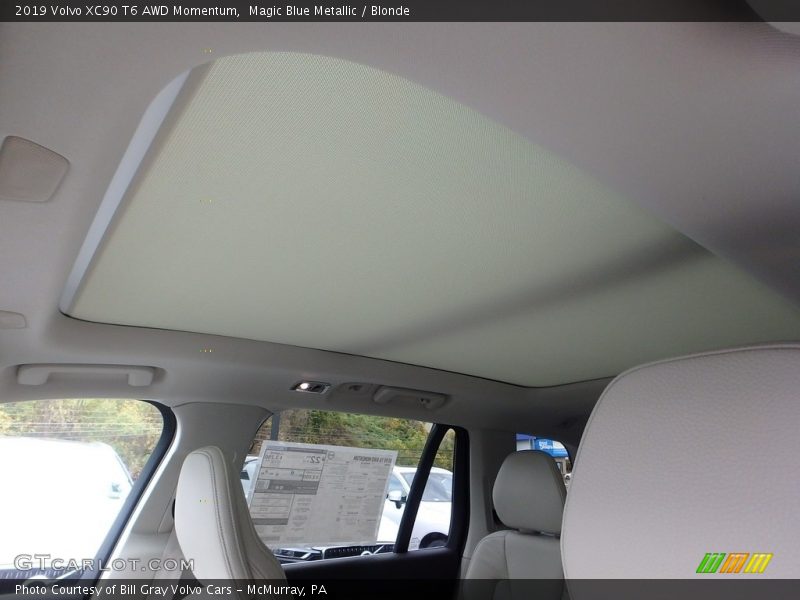 Magic Blue Metallic / Blonde 2019 Volvo XC90 T6 AWD Momentum