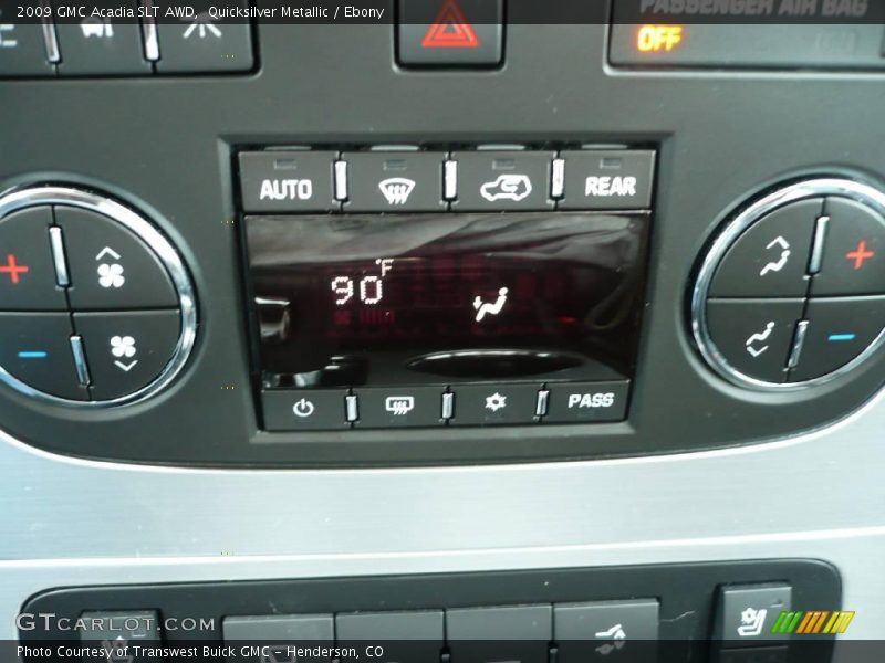 Quicksilver Metallic / Ebony 2009 GMC Acadia SLT AWD