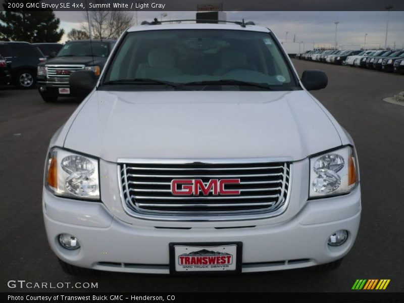Summit White / Light Gray 2009 GMC Envoy SLE 4x4