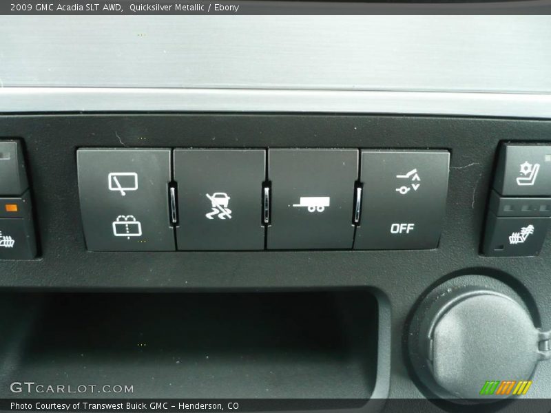 Quicksilver Metallic / Ebony 2009 GMC Acadia SLT AWD