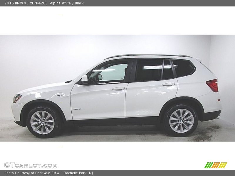 Alpine White / Black 2016 BMW X3 xDrive28i
