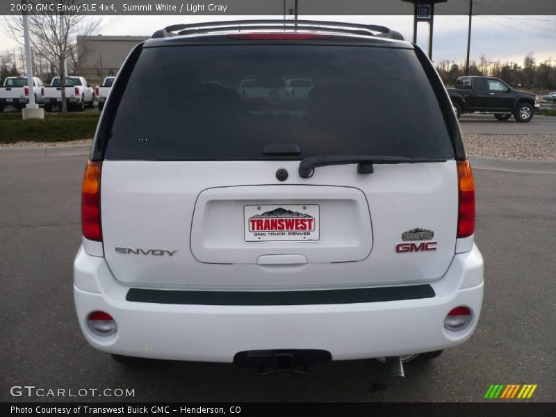 Summit White / Light Gray 2009 GMC Envoy SLE 4x4