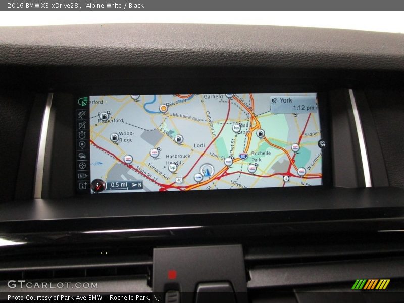 Alpine White / Black 2016 BMW X3 xDrive28i