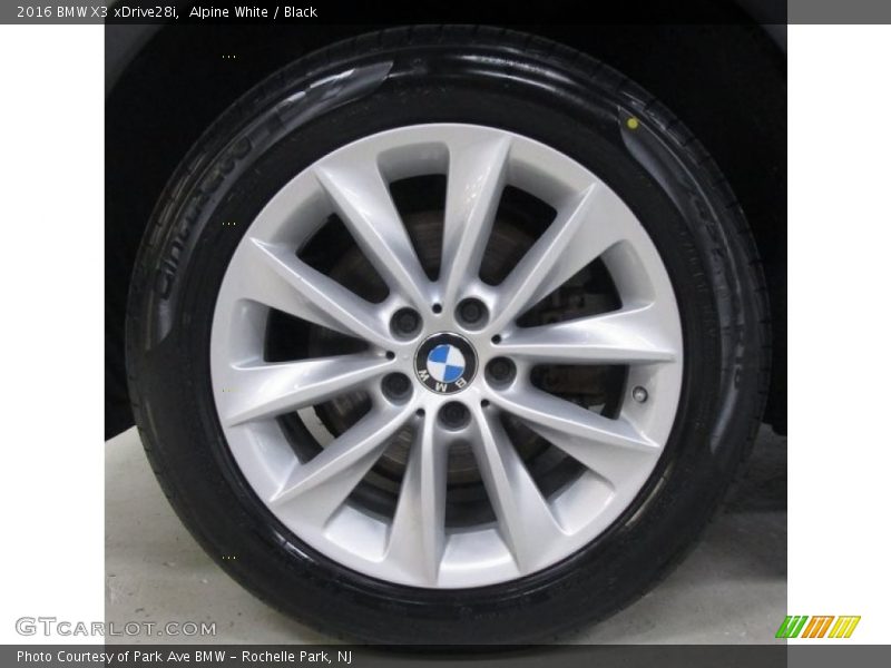 Alpine White / Black 2016 BMW X3 xDrive28i