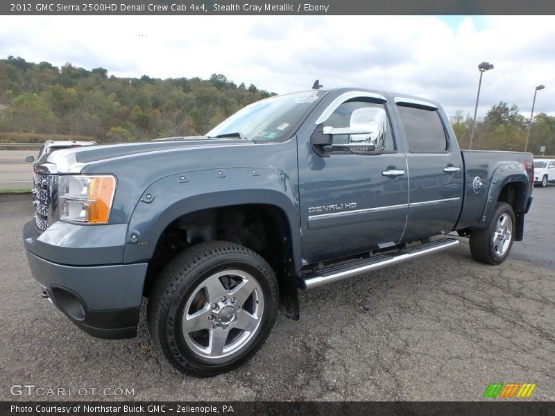 Stealth Gray Metallic / Ebony 2012 GMC Sierra 2500HD Denali Crew Cab 4x4