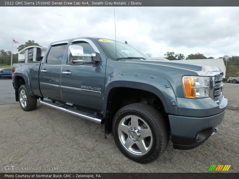 Stealth Gray Metallic / Ebony 2012 GMC Sierra 2500HD Denali Crew Cab 4x4