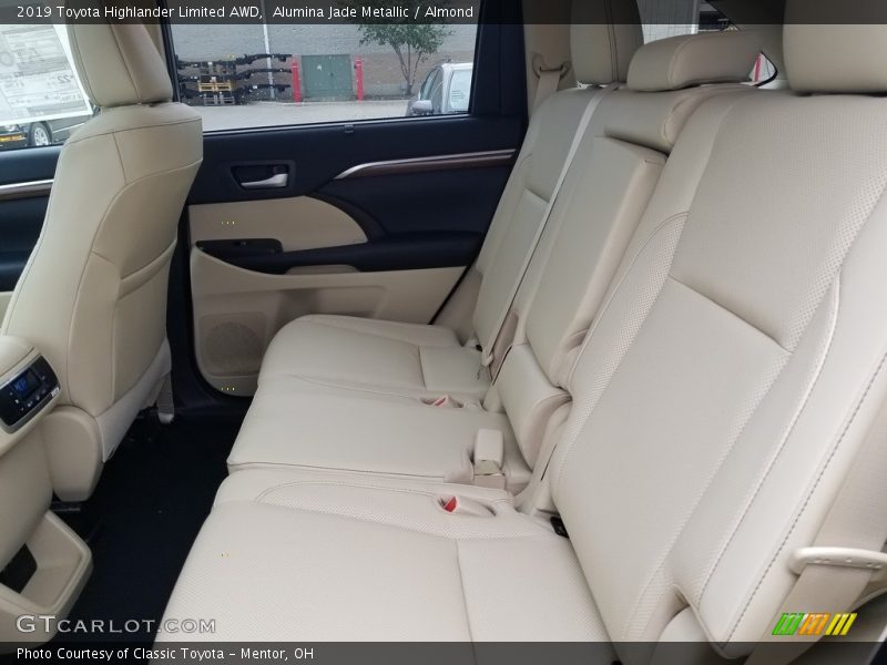 Rear Seat of 2019 Highlander Limited AWD