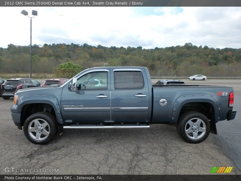 Stealth Gray Metallic / Ebony 2012 GMC Sierra 2500HD Denali Crew Cab 4x4