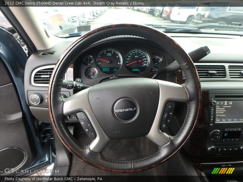 Stealth Gray Metallic / Ebony 2012 GMC Sierra 2500HD Denali Crew Cab 4x4