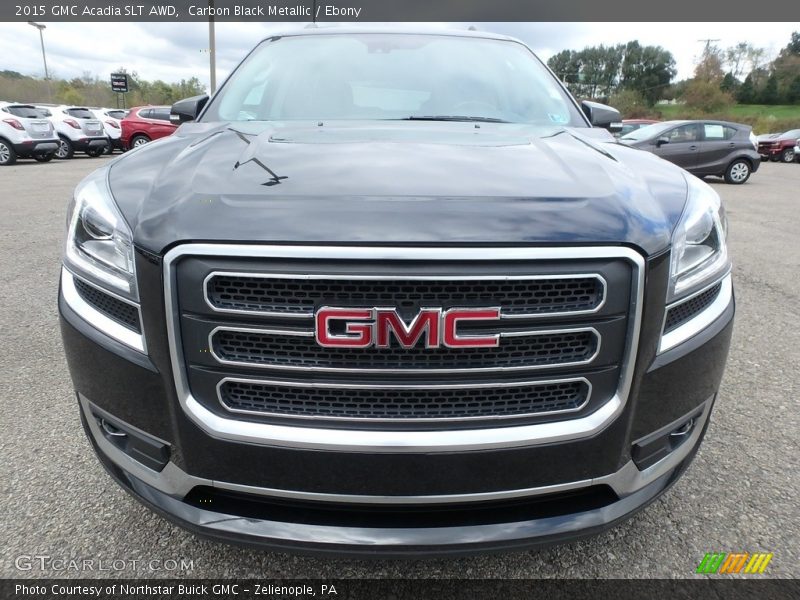 Carbon Black Metallic / Ebony 2015 GMC Acadia SLT AWD