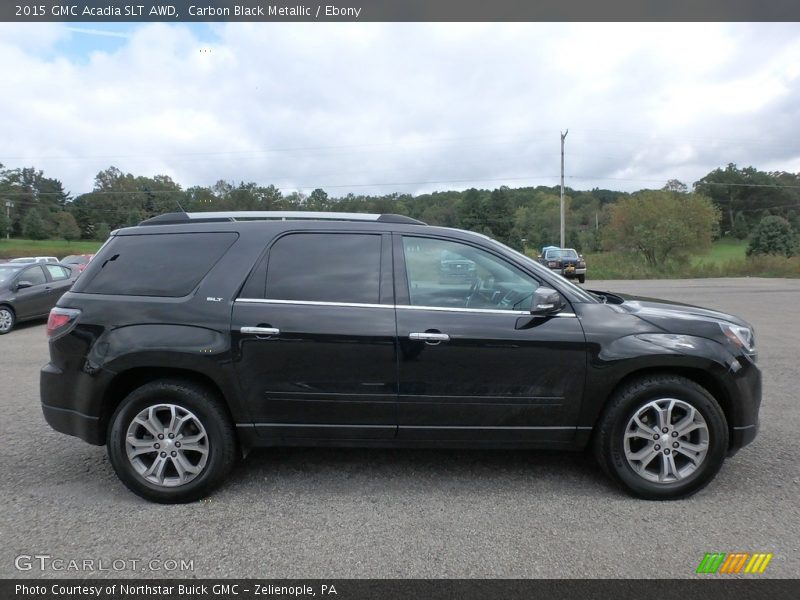 Carbon Black Metallic / Ebony 2015 GMC Acadia SLT AWD