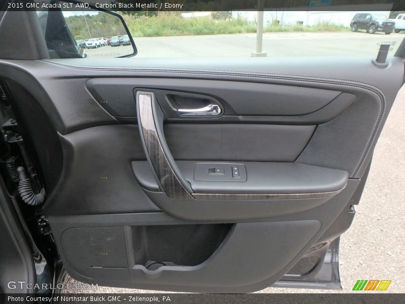 Carbon Black Metallic / Ebony 2015 GMC Acadia SLT AWD