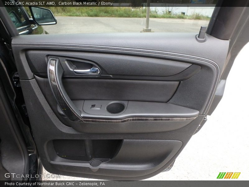 Carbon Black Metallic / Ebony 2015 GMC Acadia SLT AWD