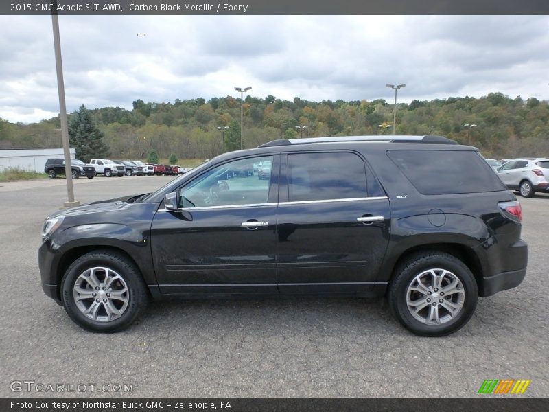 Carbon Black Metallic / Ebony 2015 GMC Acadia SLT AWD