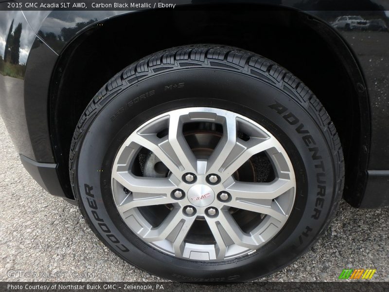 Carbon Black Metallic / Ebony 2015 GMC Acadia SLT AWD