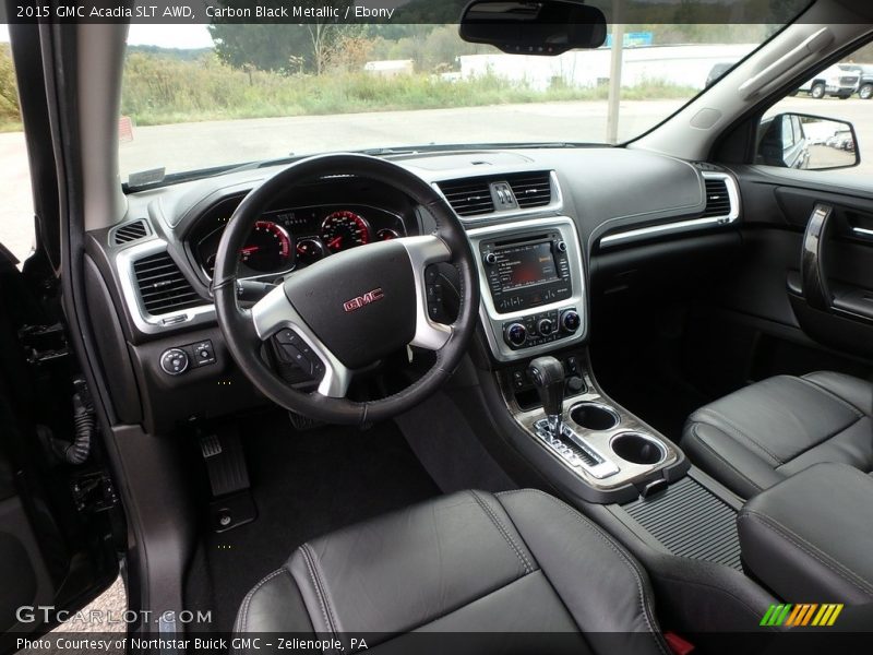 Carbon Black Metallic / Ebony 2015 GMC Acadia SLT AWD