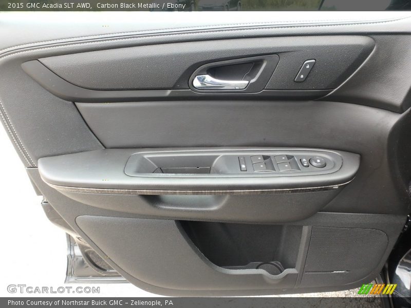 Carbon Black Metallic / Ebony 2015 GMC Acadia SLT AWD