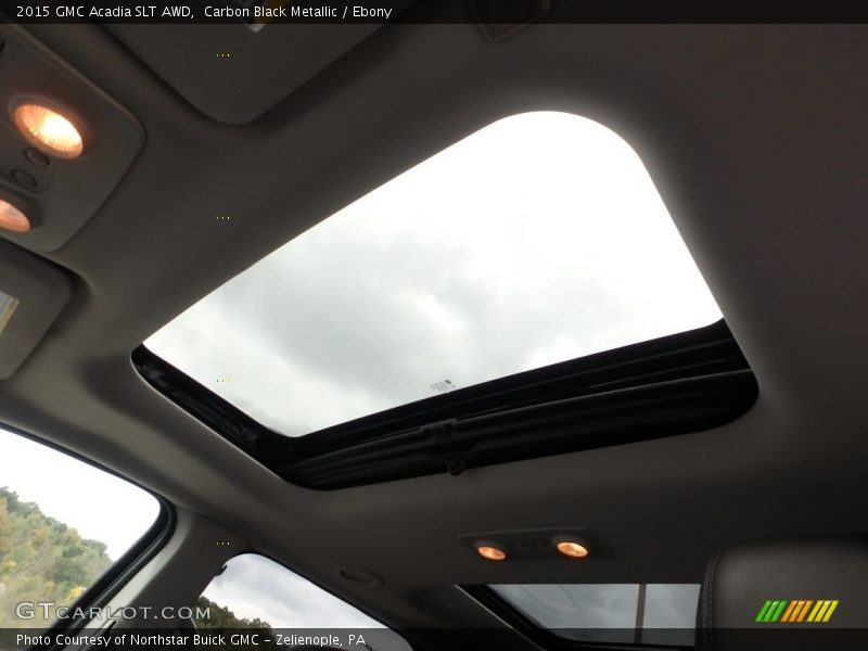 Carbon Black Metallic / Ebony 2015 GMC Acadia SLT AWD