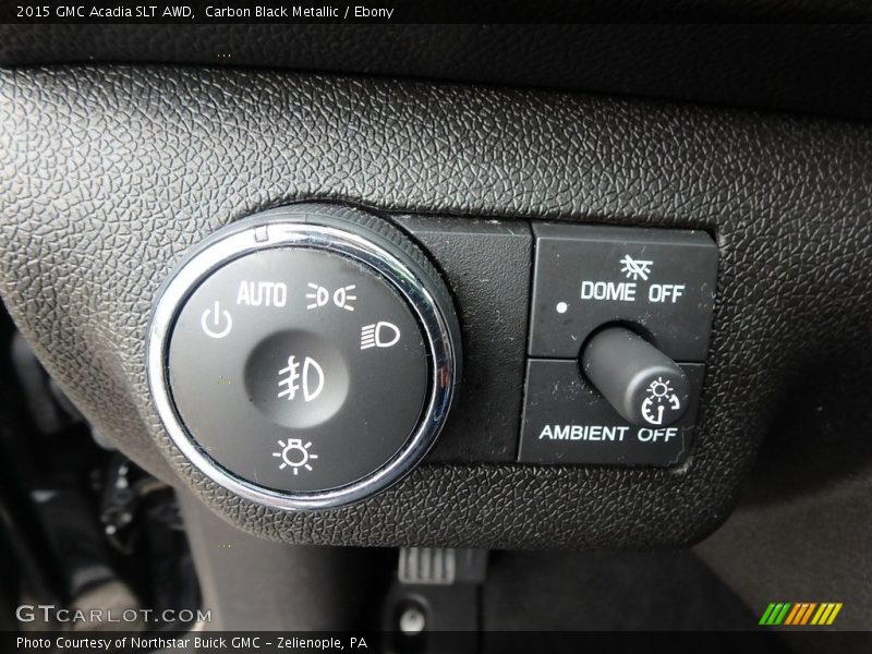 Carbon Black Metallic / Ebony 2015 GMC Acadia SLT AWD