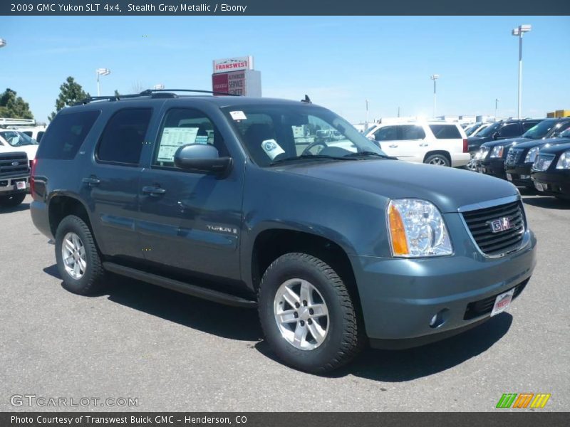 Stealth Gray Metallic / Ebony 2009 GMC Yukon SLT 4x4