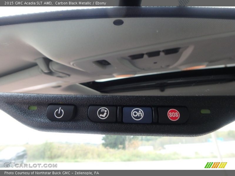 Carbon Black Metallic / Ebony 2015 GMC Acadia SLT AWD