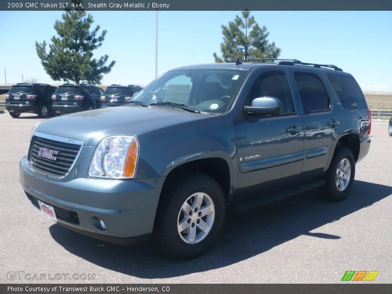 Stealth Gray Metallic / Ebony 2009 GMC Yukon SLT 4x4